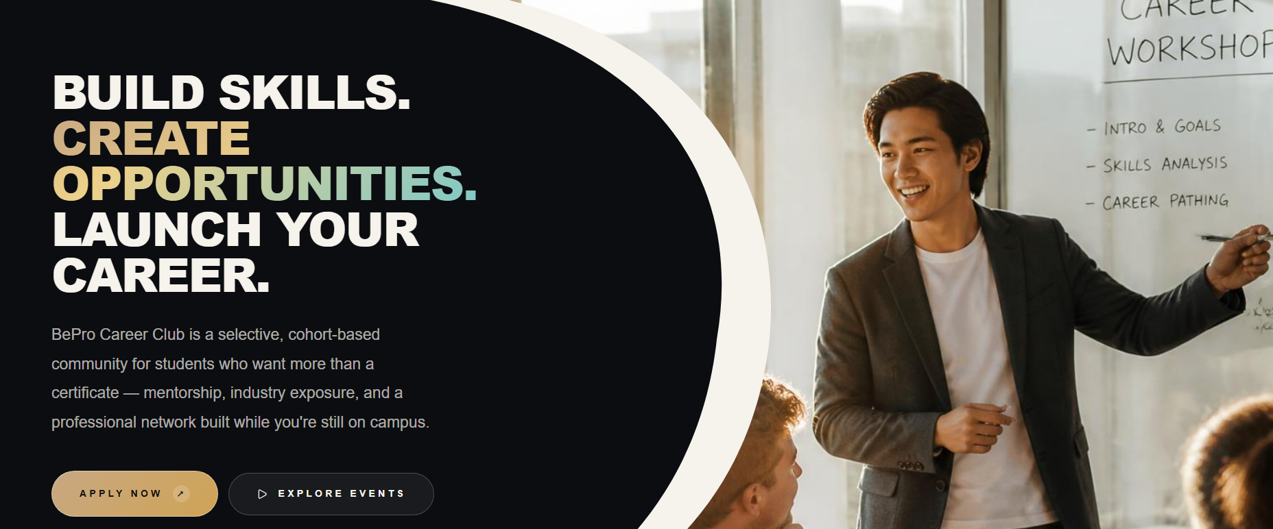 The BePro Jobs & Consultancy website