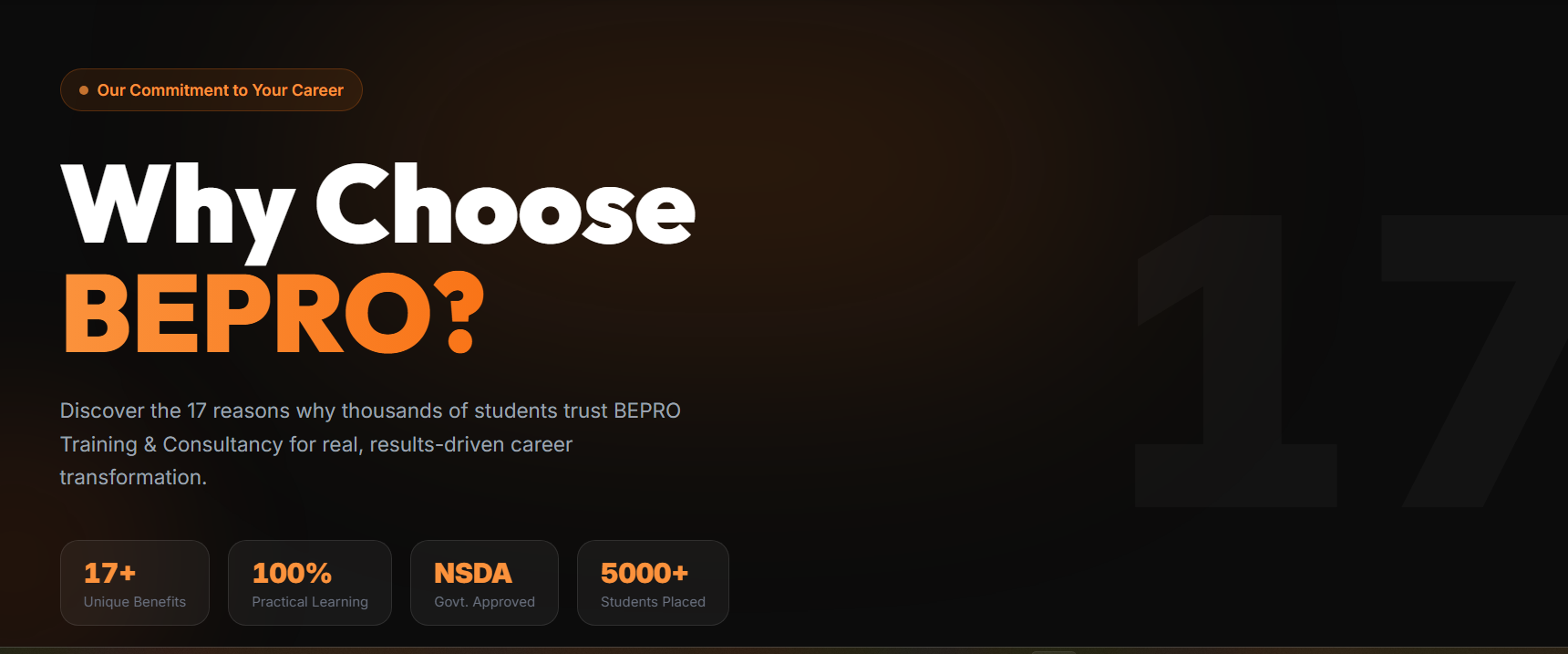 The BePro Media & Marketing website